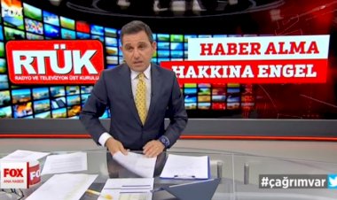 Fatih Portakal'dan RTÜK'ün FOX TV'ye verilen cezaya yanıt!
